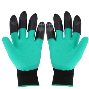 Green Garden planting digging Protective Gloves