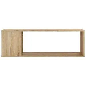 Berkfield TV Cabinet Sonoma Oak 100x24x32 cm Engineered Wood