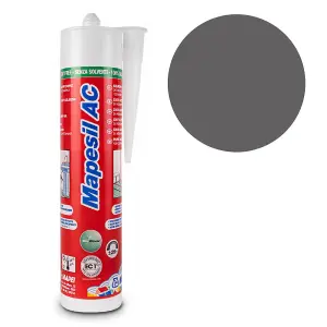 Mapei Mapesil Ac Mould Resistant Silicone 119 London Grey 310ml