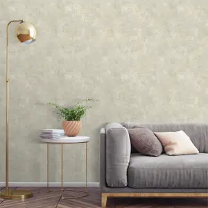 Grandeco Capri Distressed Italian Plaster Wallpaper, Taupe