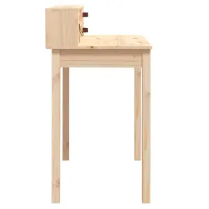 Berkfield Desk 110x50x93 cm Solid Wood Pine