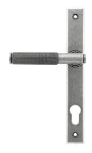 From The Anvil Pewter Brompton Slimline Lever Espag. Lock Set