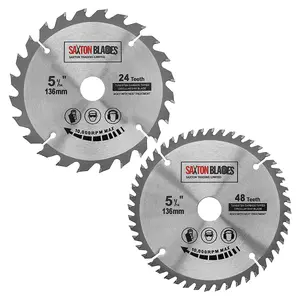 Saxton TCT136MXA  TCT Circular Blade 136mm Pack A