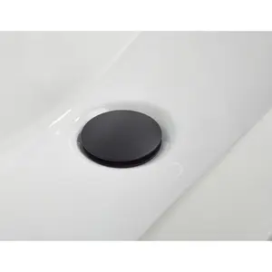 Round Clicker Bathroom Sink Drain