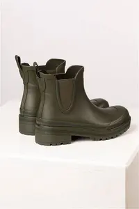 Rydale Ladies Short Wellies - Ripon - Olive 6