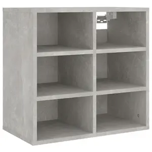 Berkfield Shoe Cabinets 2 pcs Concrete Grey 52.5x30x50 cm