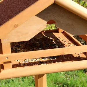 Easipet Wooden Bird Table Feeder for Garden