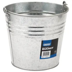 Draper  Galvanised Steel Bucket, 12L 53241