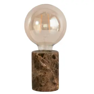 Edison Marble Hallway Bedside Table Lamp Room Décor Night Lamp Office Table Lamp with LED Bulb