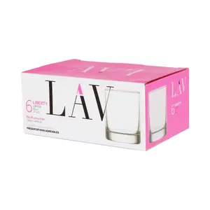 LAV - Liberty Shot Glasses - 65ml - Pack of 6