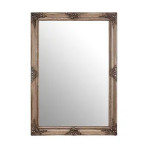 Interiors by Premier Baroque Rectangular Gold Wall Mirror