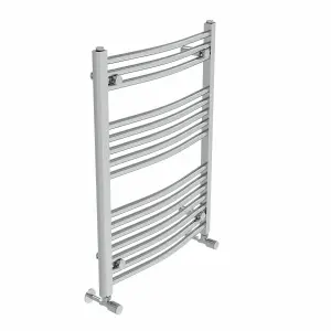 Right Radiators 800x600 mm Curved Heated Towel Rail Radiator Bathroom Ladder Warmer Chrome