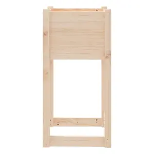 Berkfield Planter 40x40x81 cm Solid Wood Pine