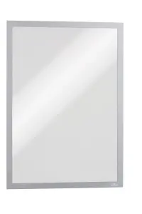 Durable DURAFRAME Magnetic Signage Frame for Metal - 5 Pack - A3 Silver