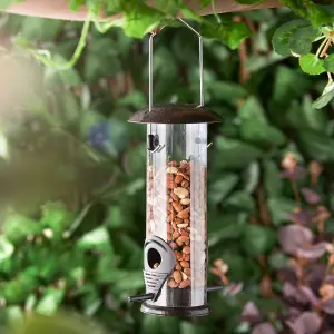 GardenKraft 5-Hook Metal Bird Feeder