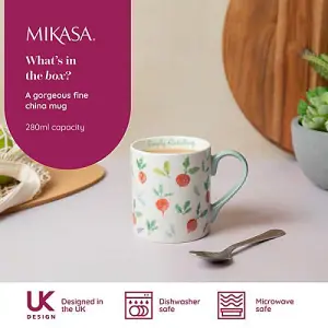 Mikasa Radish 280ml Straight-Sided Mug