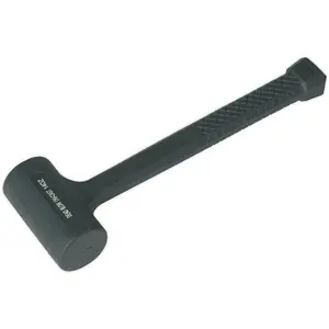 1lb Dead Blow Hammer with Rubber Head - 450g Anti-Rebound Mallet for Precision Work