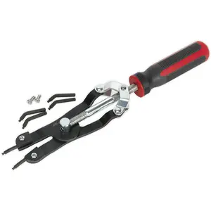 Premium Heavy Duty Circlip Pliers with Interchangeable Tips for Precision Grip