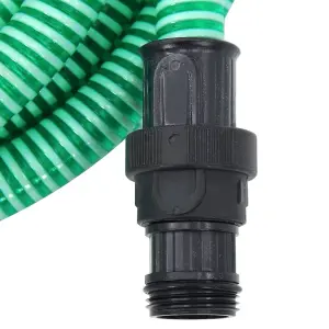 Berkfield Suction Hose with PVC Connectors 10 m 22 mm Green