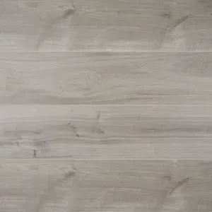 GoodHome Gladstone Grey Wood planks Grey wood effect Laminate Flooring, 1.996m²