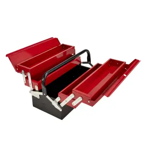 Black & red 17in Toolbox