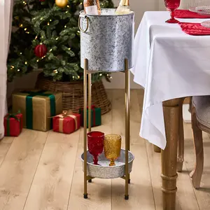 Floor Standing Christmas Celebration Party Champagne Wine Ice Bucket Gifts Ideas