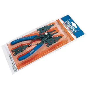 Draper 165mm Circlip Pliers Set 5 Piece 19735