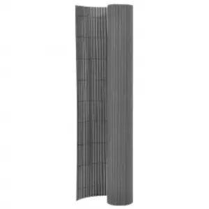 Berkfield Double-Sided Garden Fence 110x500 cm Grey