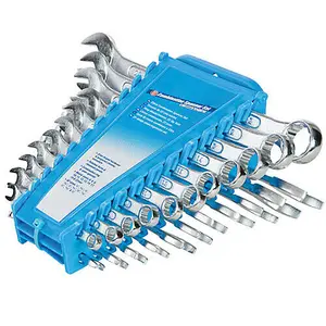 22 Piece Combination Spanner Set 6mm 22mm & 1/4" Inch 7/8 Inch