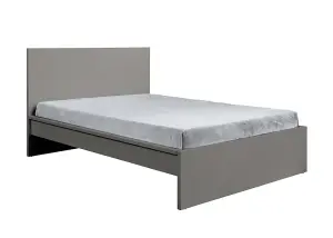 Birlea Oslo Double Bed Frame In Grey