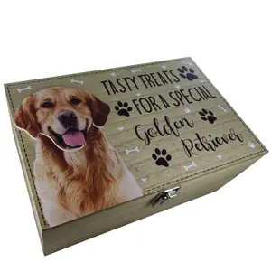 Golden Retriever Treat Box Dewitt Decorative Box