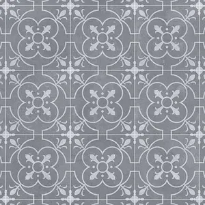 Grey Designer Effect Vinyl Flooring For LivingRoom, Kitchen, 2.0mm Cushion Backed Vinyl Sheet -8m(26'3") X 4m(13'1")-32m²