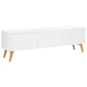 Beliani Modern TV Stand White LIBERTY