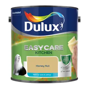 Dulux Easycare Kitchen Honey Nut Matt Wall paint, 2.5L