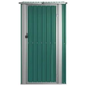 Eas Garden Shed Galvanised Steel Storage Shed Tool Organiser Green