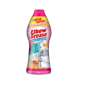 Elbow Grease Cream Cleaner Pink Blush Mild Abrasive All Purpose Cleaner 540g