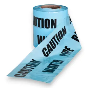 Prosolve Underground Warning Tape 365mtr x 150mm - Water Pipe