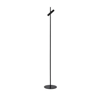 Lucide Philon Modern Floor Reading Lamp 23cm - LED Dim. - 1x4,5W 3000K - Black