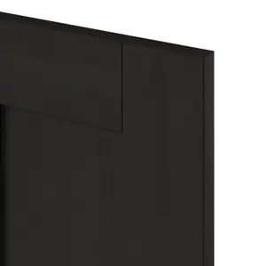 GoodHome Verbena Matt charcoal Shaker Tall wall Cabinet door (W)300mm (H)895mm (T)20mm