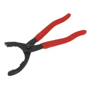 Sealey Oil Filter Pliers Forged With Long Handles 45-89mm Capacity AK6412