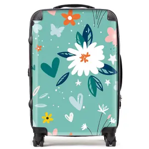 Garden Summer Flowers Suitcase - Medium