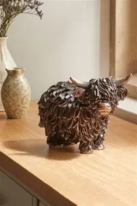 Next Bronze Hamish The Highland Cow Ornament - Bronze