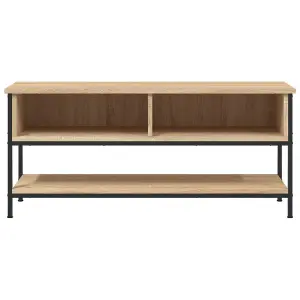 Berkfield TV Cabinet Sonoma Oak 100x35x45 cm Engineered Wood