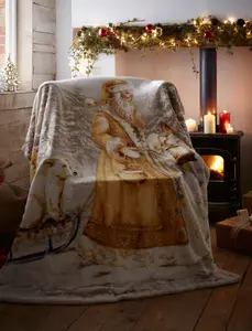 Twilight Santa Fleece Throw 130 x 170cm