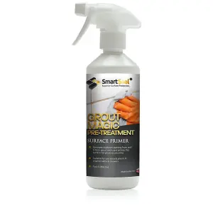 Grout Magic Primer and Grout Cleaner, Increases Porosity of Existing Grout Enabling Correct Adhesion of Grout Magic Sealer, 500ml