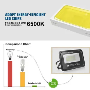 ExtraStar 10W LED Flood Light Daylight (pack of 2)