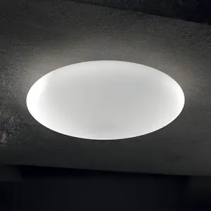 Luminosa Smarties Bianco  2 Light Indoor Medium Flush Light White, E27