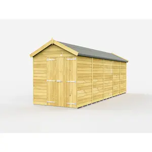 DIY Sheds 6x20 Apex Shed - Double Door Without Windows