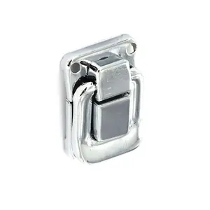 Securit Nickel Plated Suitcase Clip (Pack of 2) Silver (One Size)