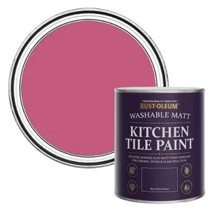 Rust-Oleum Raspberry Ripple Matt Kitchen Tile Paint 750ml